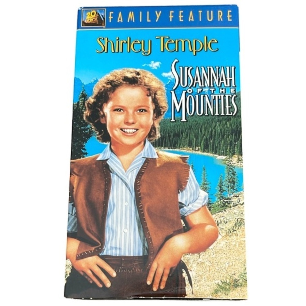 6/$25 VHS Shirley Temple Susannah of the Mounties Movie 1939 Remake